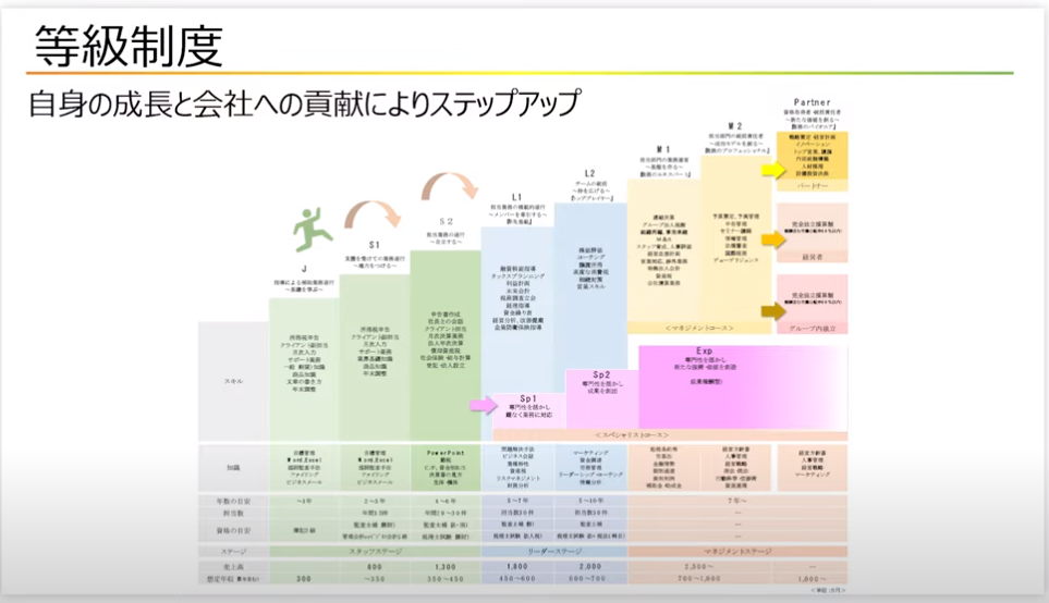税理士法人FLAIR_等級制度